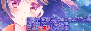 魔法使いに乗り移ったサキュバスから魔法使いを助けるために三日間オナ禁する勇者様